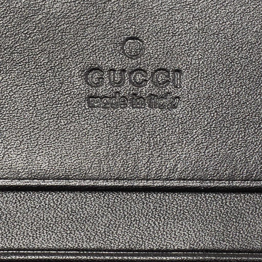 Gucci Black Matelasse Leather GG Marmont Card Case商品第10张图片规格展示