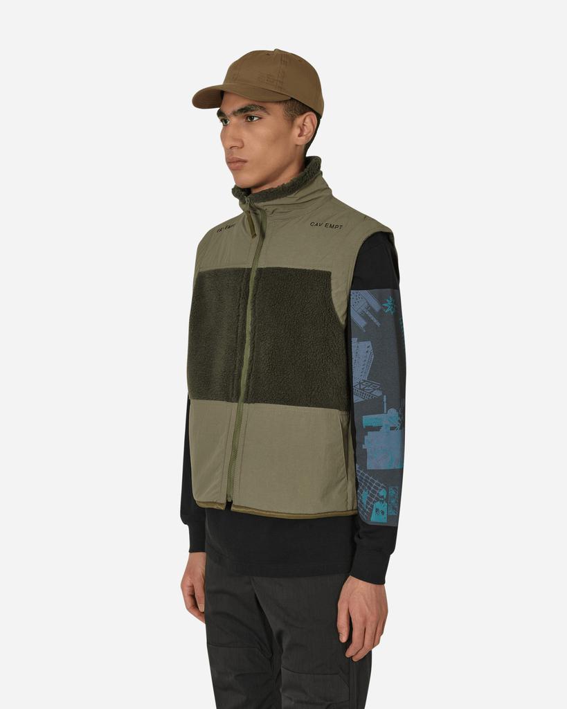 Boa Fleece Vest Green商品第2张图片规格展示
