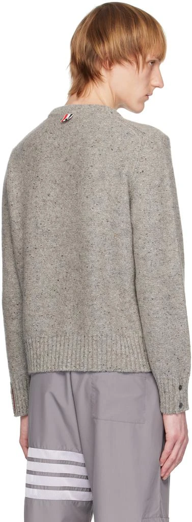 商品Thom Browne|Gray 4-Bar Sweater,价格¥3294,第3张图片详细描述