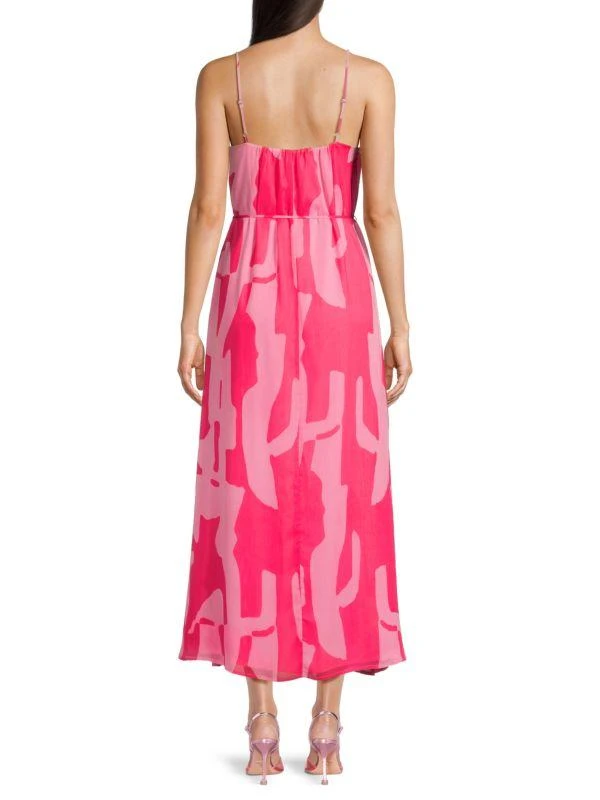 商品Sam Edelman|Abstract Tie Waist Midi-Dress,价格¥475,第2张图片详细描述