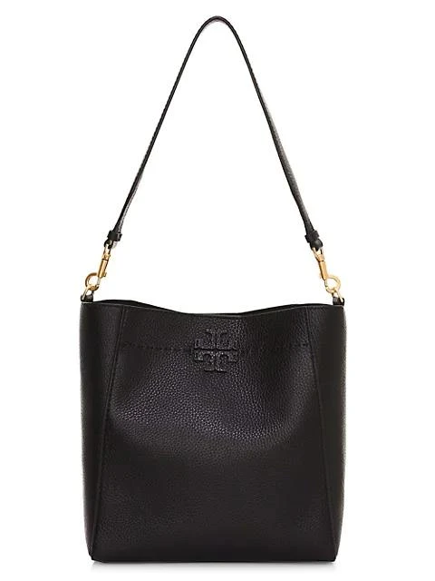 商品Tory Burch|托里·伯奇女士单肩包手提包日常休闲职业女包 McGraw Leather Hobo Bag,价格¥2997,第1张图片