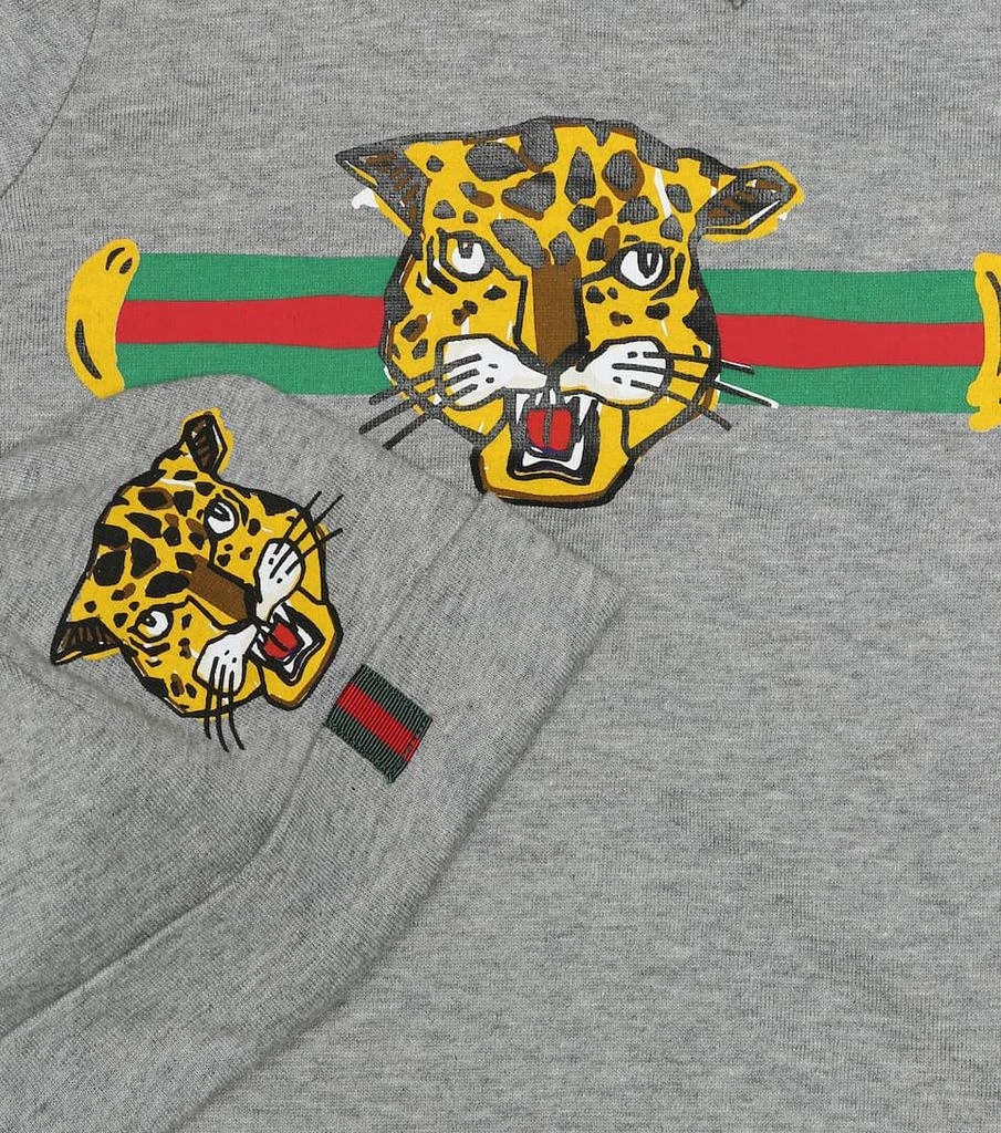 商品Gucci|Cotton onesie, bib and hat set,价格¥3225,第4张图片详细描述