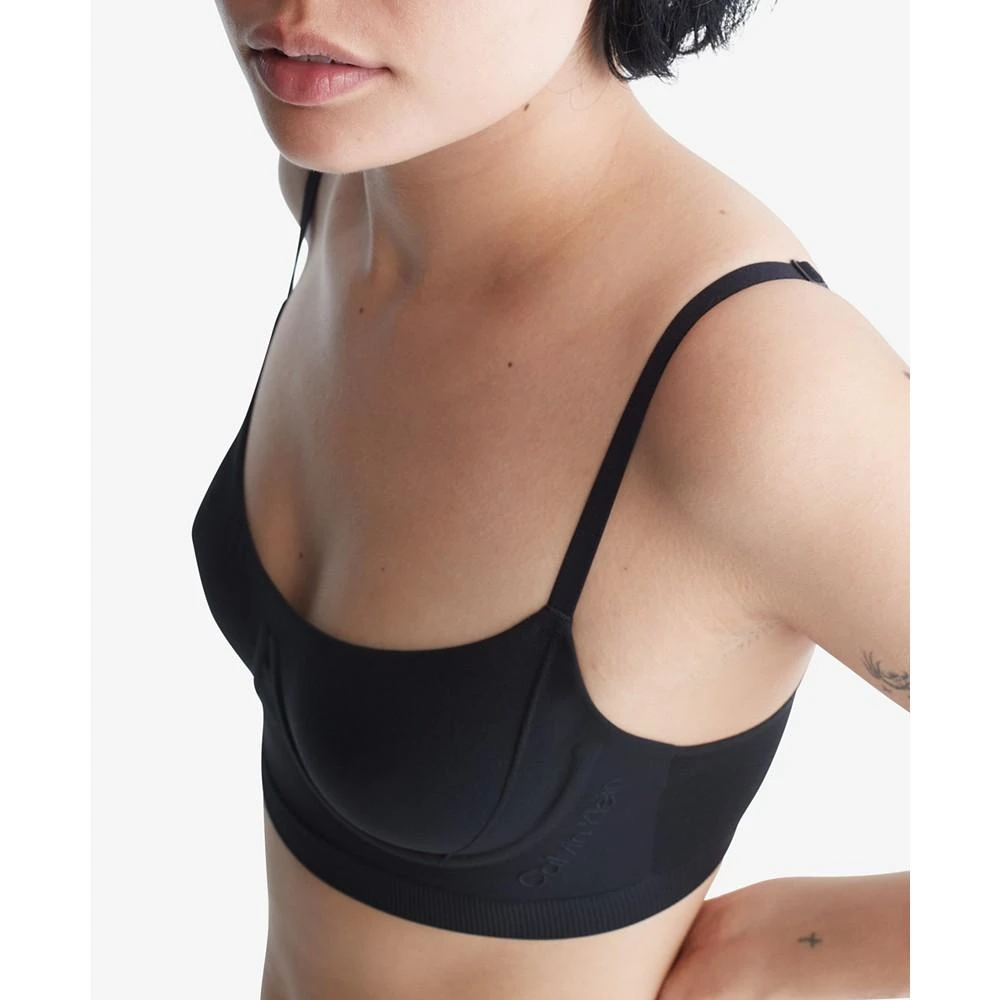 商品Calvin Klein|Women's Bonded Flex Balconette Bralette QF6609,价格¥232,第2张图片详细描述