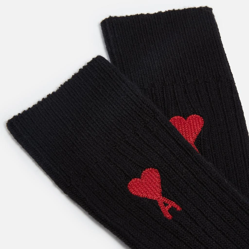 商品AMI|AMI de Coeur Three-Pack Cotton-Blend Socks,价格¥802,第2张图片详细描述