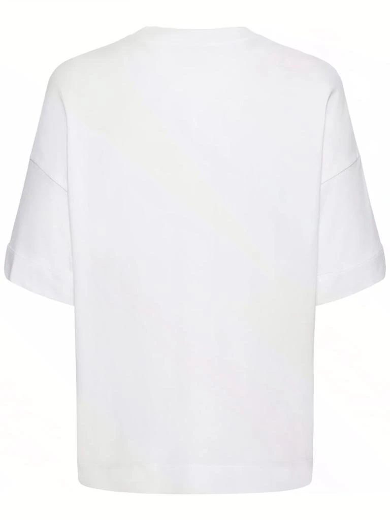 商品Alexander McQueen|Orchid Print Cotton T-shirt,价格¥4207,第4张图片详细描述