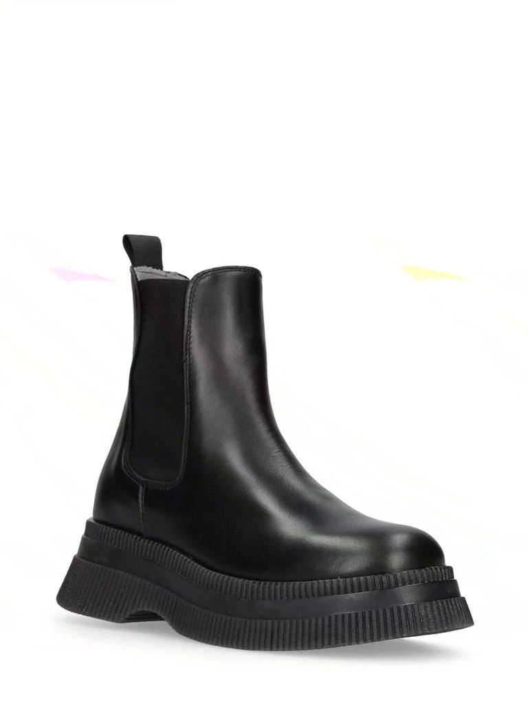 商品Ganni|55mm Leather Chelsea Boots,价格¥2054,第2张图片详细描述