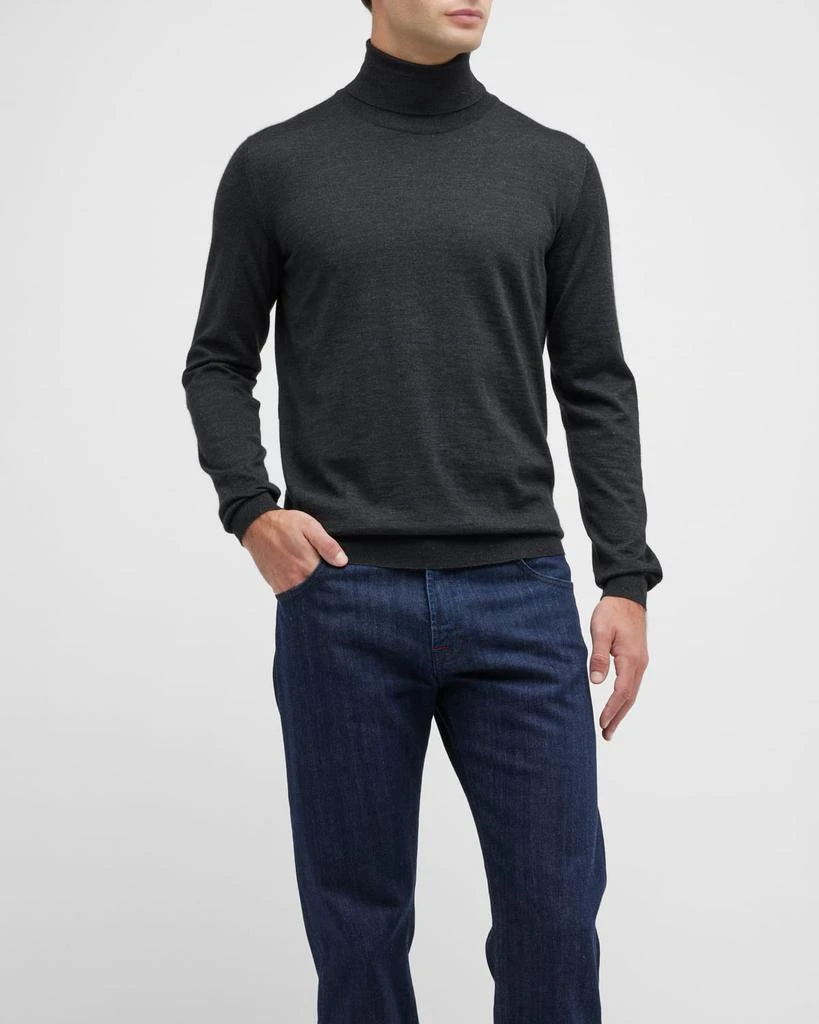 商品Kiton|Men's Cashmere-Silk Turtleneck Sweater,价格¥7547,第1张图片