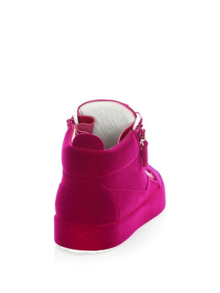 商品Giuseppe Zanotti|Giuseppe Zanotti - Round Toe Mid-Top Sneakers,价格¥2474,第2张图片详细描述