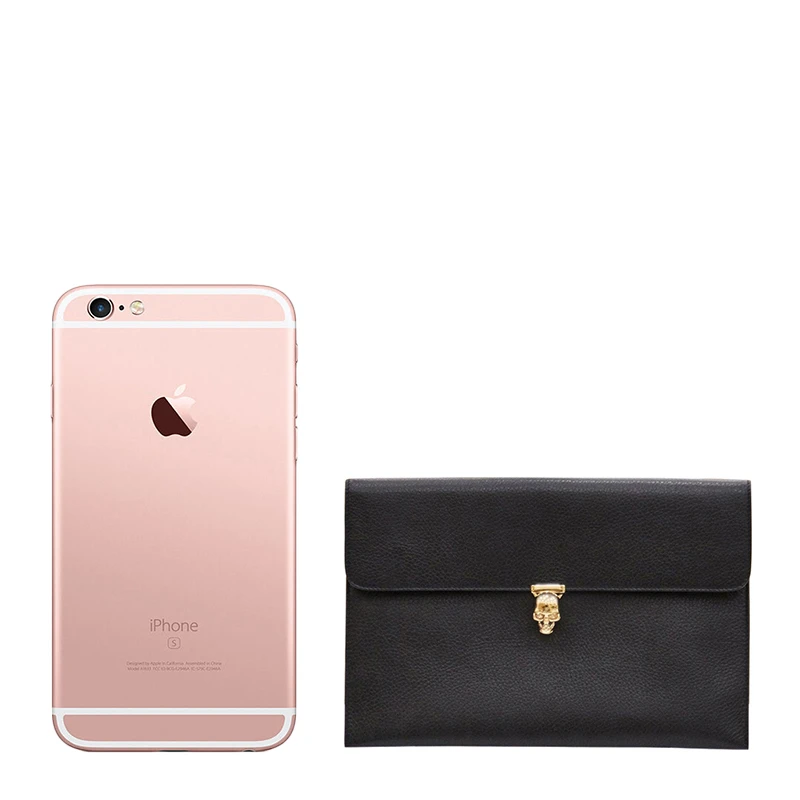ALEXANDER MCQUEEN 黑色女士手拿包 554197-1DD0G-1000 商品