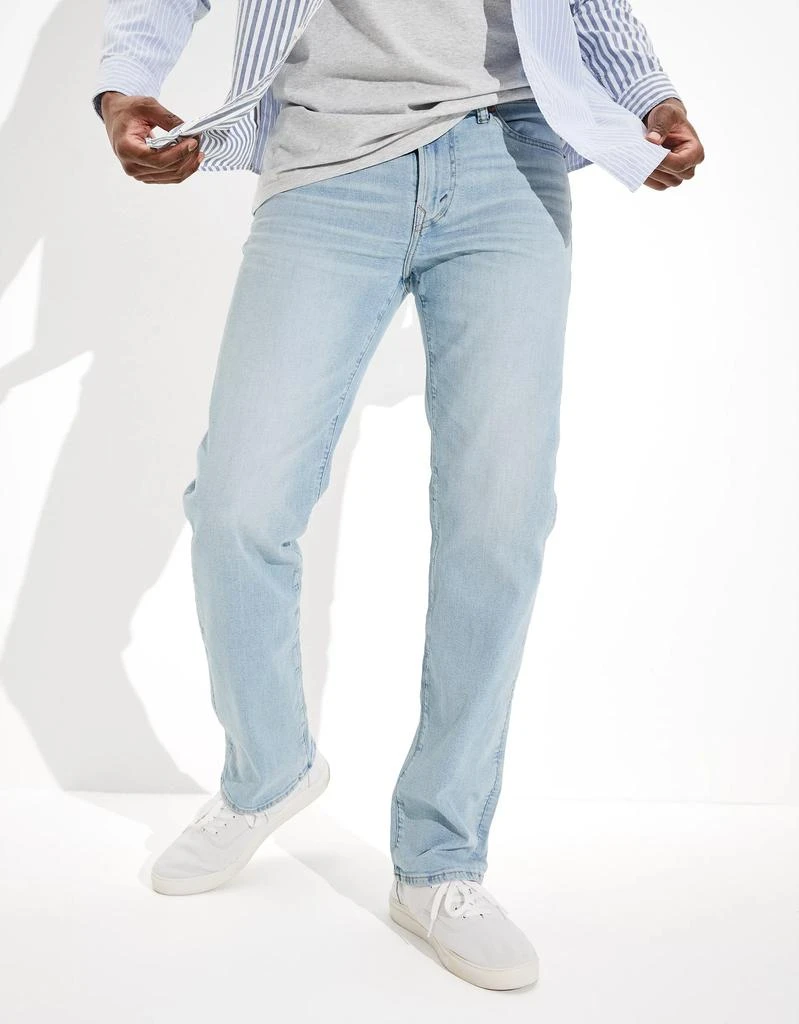 商品AE|AE AirFlex+ Relaxed Straight Jean,价格¥231,第1张图片