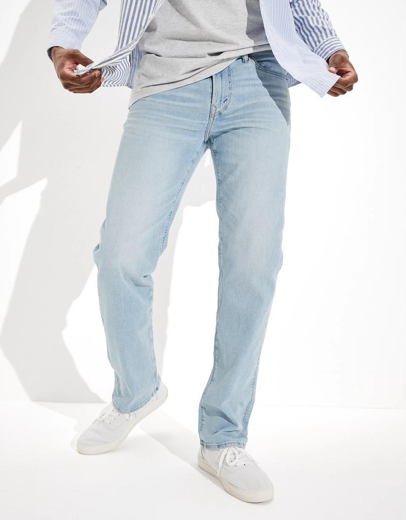 商品AE|AE AirFlex+ Relaxed Straight Jean,价格¥213,第1张图片