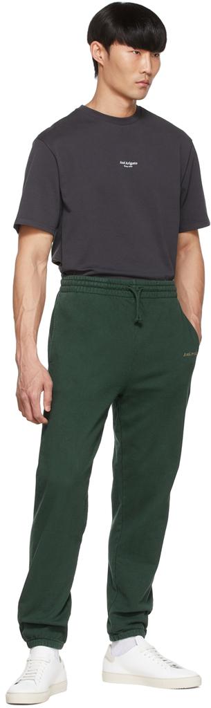 Green Cotton Lounge Pants商品第4张图片规格展示