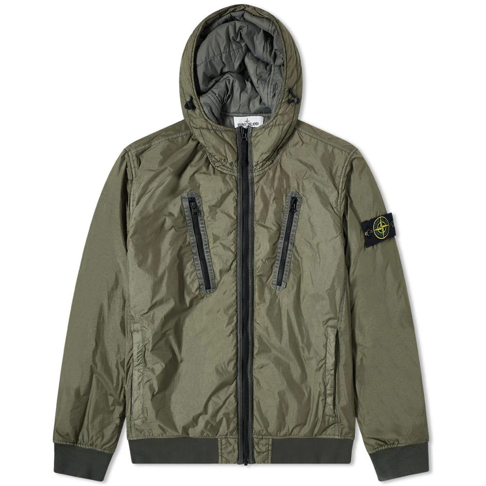 商品Stone Island|Stone Island Crinkle Reps Pocket Detail Down Jacket,价格¥4895,第1张图片