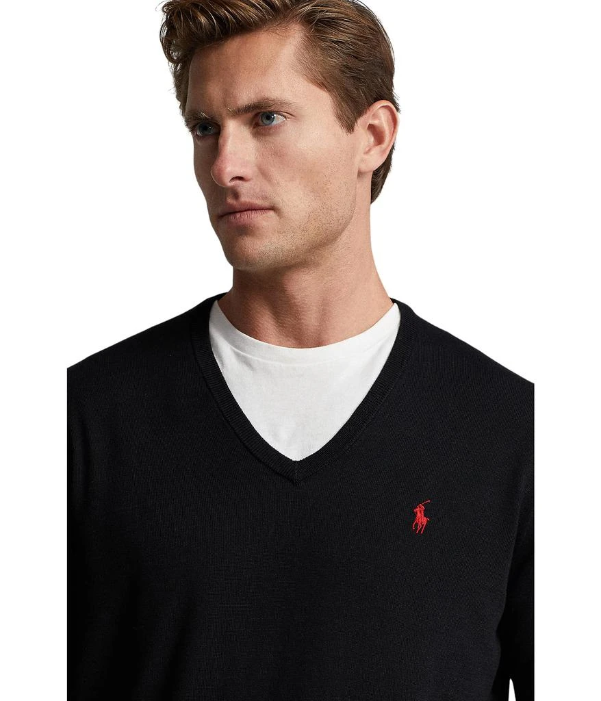 商品Ralph Lauren|Cotton V-Neck Sweater,价格¥864,第3张图片详细描述