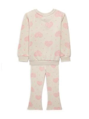 商品Juicy Couture|Little Girl’s 2-Piece Heart Fleece Sweatshirt & Joggers Set,价格¥250,第2张图片详细描述