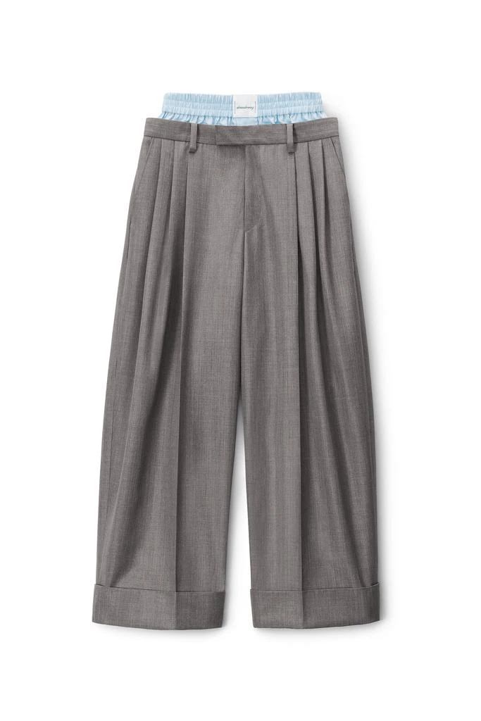 商品Alexander Wang|Layered Tailored Trouser In Wool Blend,价格¥3053,第1张图片