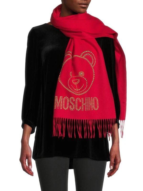 商品Moschino|Cold Weather Wool Scarf,价格¥597,第1张图片