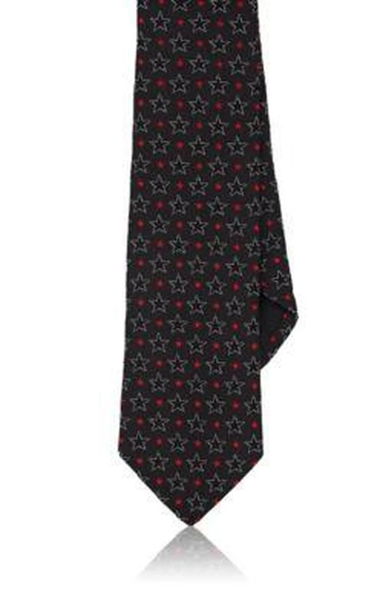 商品Givenchy|Star-Embroidered Silk Necktie,价格¥886,第1张图片