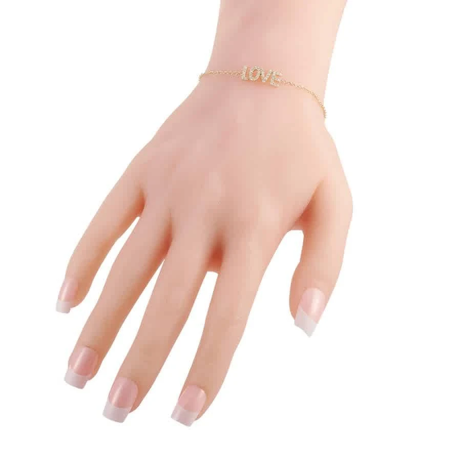 商品LB Exclusive|14K Yellow Gold 0.30 ct Diamond Love Bracelet,价格¥3392,第2张图片详细描述