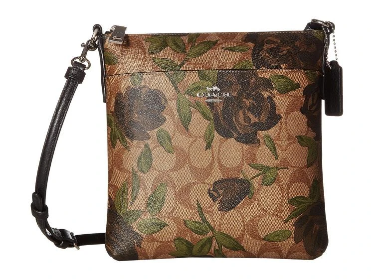 商品Coach|Camo 迷彩玫瑰肩背包,价格¥522,第1张图片