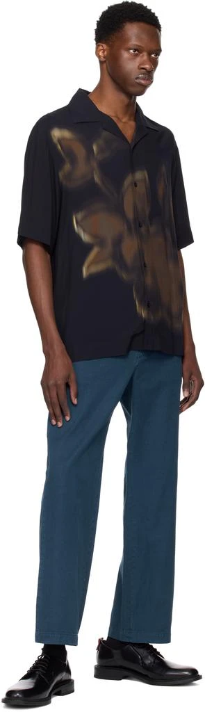 商品Hugo Boss|Black Floral Printed Camp Shirt,价格¥1212,第4张图片详细描述