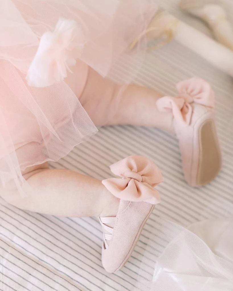 商品Petite Maison Kids|Girl's Suede Ballerina Baby Flats, Size 0-4,价格¥638,第2张图片详细描述
