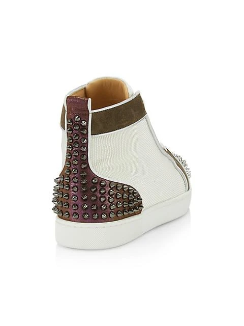 商品Christian Louboutin|Lou Spiked Sneakers,价格¥8944,第3张图片详细描述