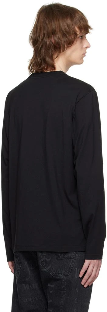 商品Martine Rose|Black Printed Long Sleeve T-Shirt,价格¥972,第3张图片详细描述