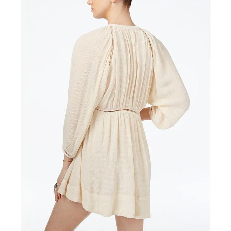 商品Free People|Deep V-Neck Mini Dress,价格¥337,第3张图片详细描述