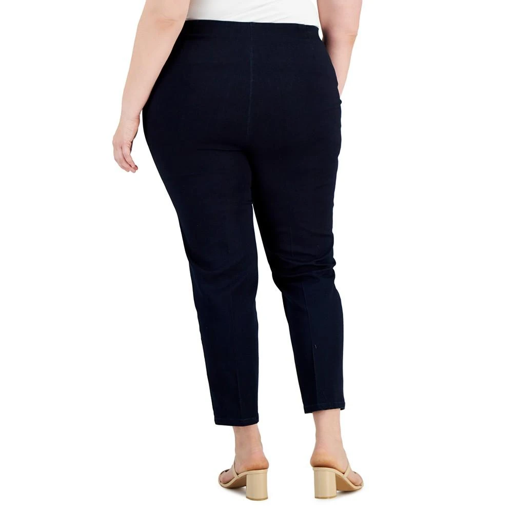 商品Anne Klein|Plus Size Denim Pull-On Leggings,价格¥443,第2张图片详细描述