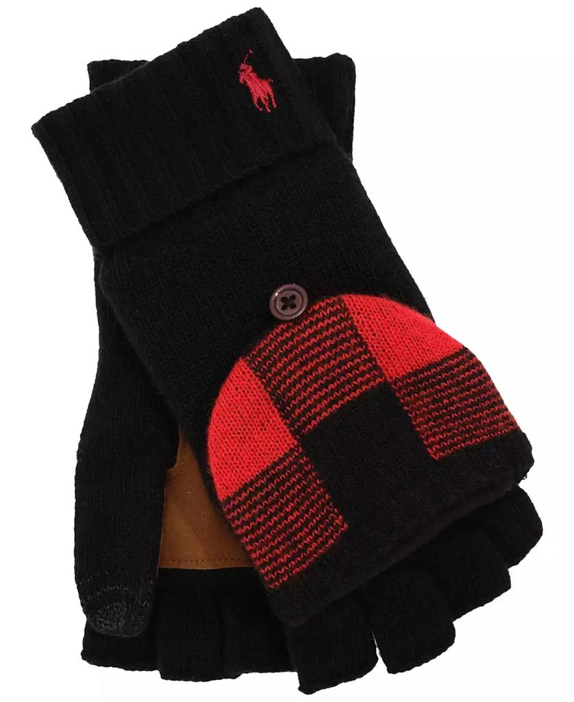 商品Ralph Lauren|Men's Tartan Mitt Convertible Gloves,价格¥627,第1张图片