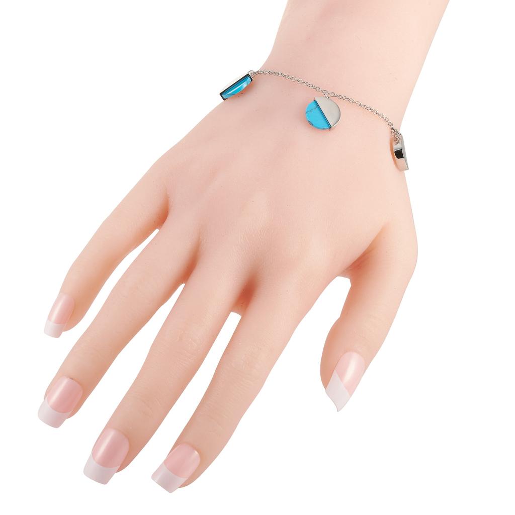Calvin Klein Spicy Stainless Steel Turquoise Bracelet商品第2张图片规格展示