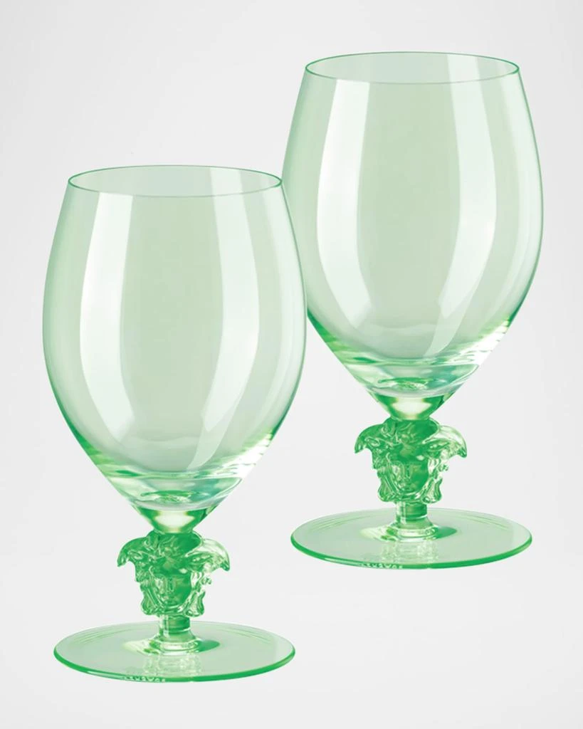 商品Versace|Medusa Lumiere 2 Short Stem Red Wine Glasses, Set Of Two,价格¥4459,第1张图片