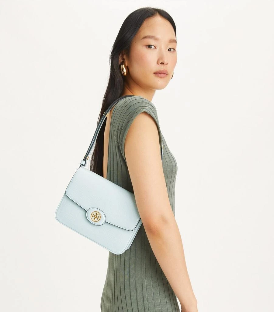 商品Tory Burch|Robinson Crosshatched Convertible Shoulder Bag,价格¥1913,第2张图片详细描述