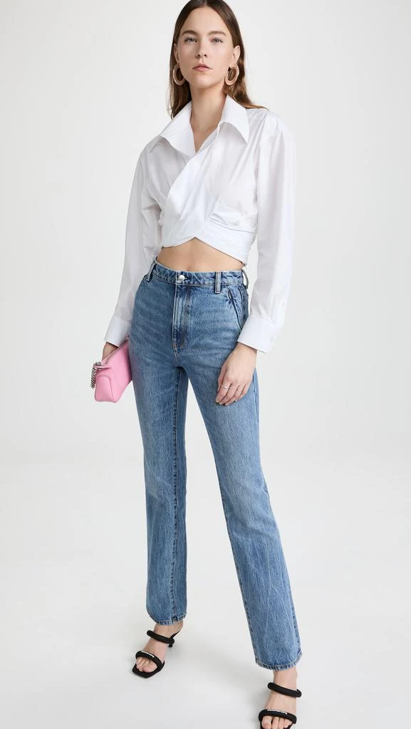 商品Alexander Wang|alexanderwang.t 前交叠短款衬衣,价格¥967,第5张图片详细描述