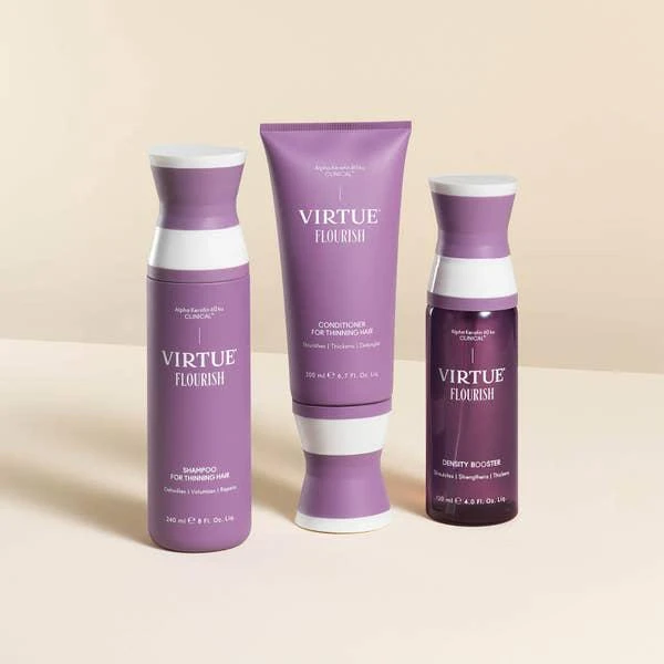 商品VIRTUE|VIRTUE Flourish Nightly Intensive Hair Rejuvenation Treatment Hair Kit 3 piece,价格¥960,第2张图片详细描述