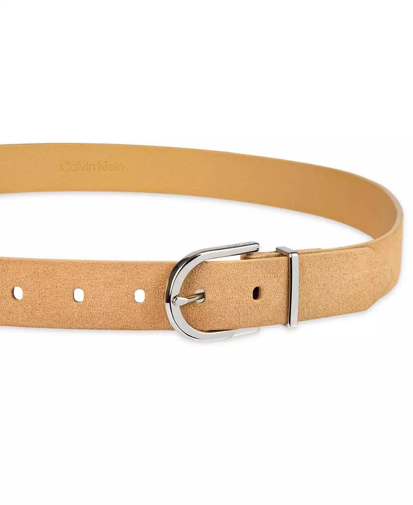 商品Calvin Klein|Women's Rounded Buckle Trouser Pant Dress Belt,价格¥102,第3张图片详细描述