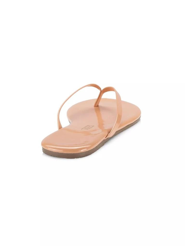 商品Tkees|Foundations Gloss Patent Leather Flip Flops,价格¥450,第2张图片详细描述