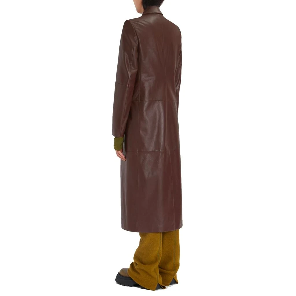 商品Max Mara|Sportmax Leather Trench Coat,价格¥7516,第3张图片详细描述