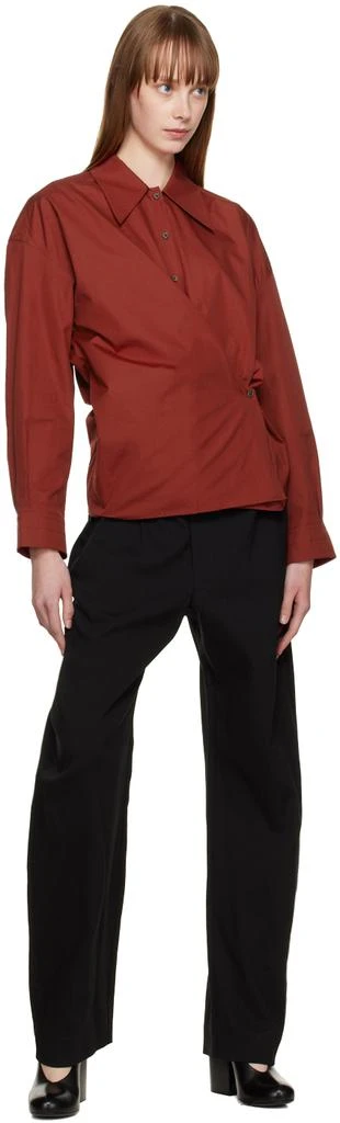 商品Lemaire|Red Twisted Shirt,价格¥3609,第4张图片详细描述