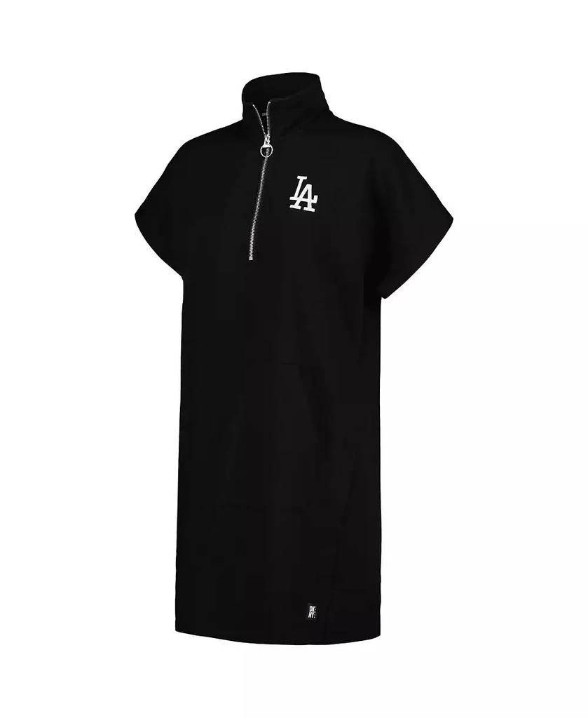 商品DKNY|Women's Black Los Angeles Dodgers Emily Quarter-Zip Sneaker Dress,价格¥598,第2张图片详细描述