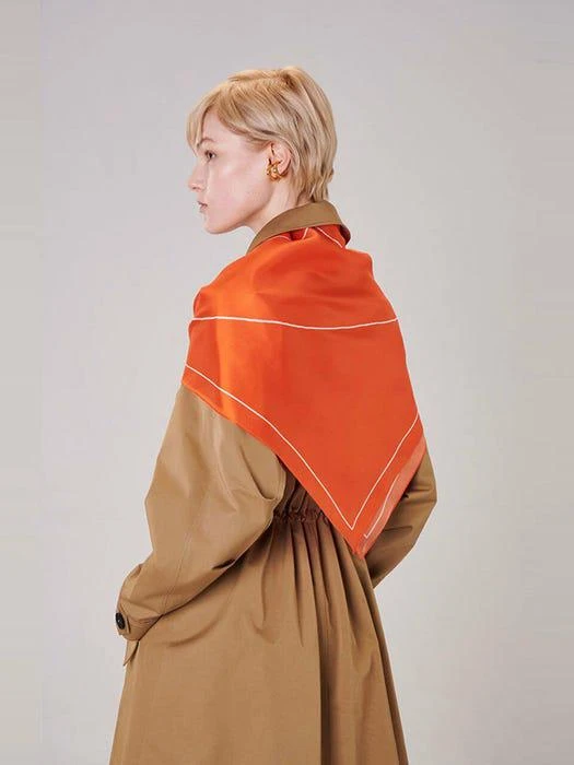 商品The Loom|THE LOOM LOGO SCARF_MANDARIN ORANGE,价格¥673,第3张图片详细描述