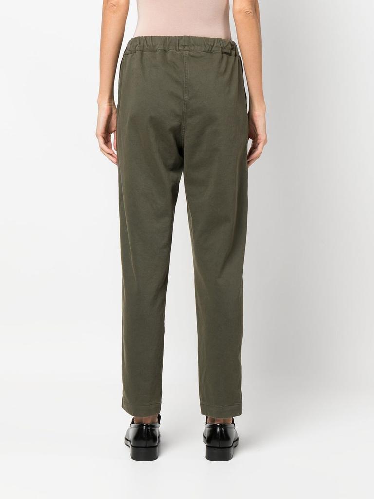 SEMICOUTURE - Cotton Blend Drawstring Trousers商品第2张图片规格展示