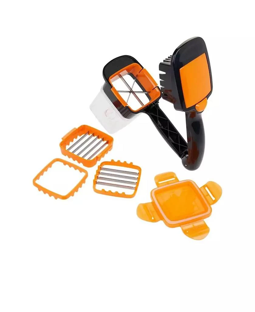 商品Nutri Chopper|5-in-1 Compact Portable Handheld Kitchen Slicer with Storage Container,价格¥215,第1张图片