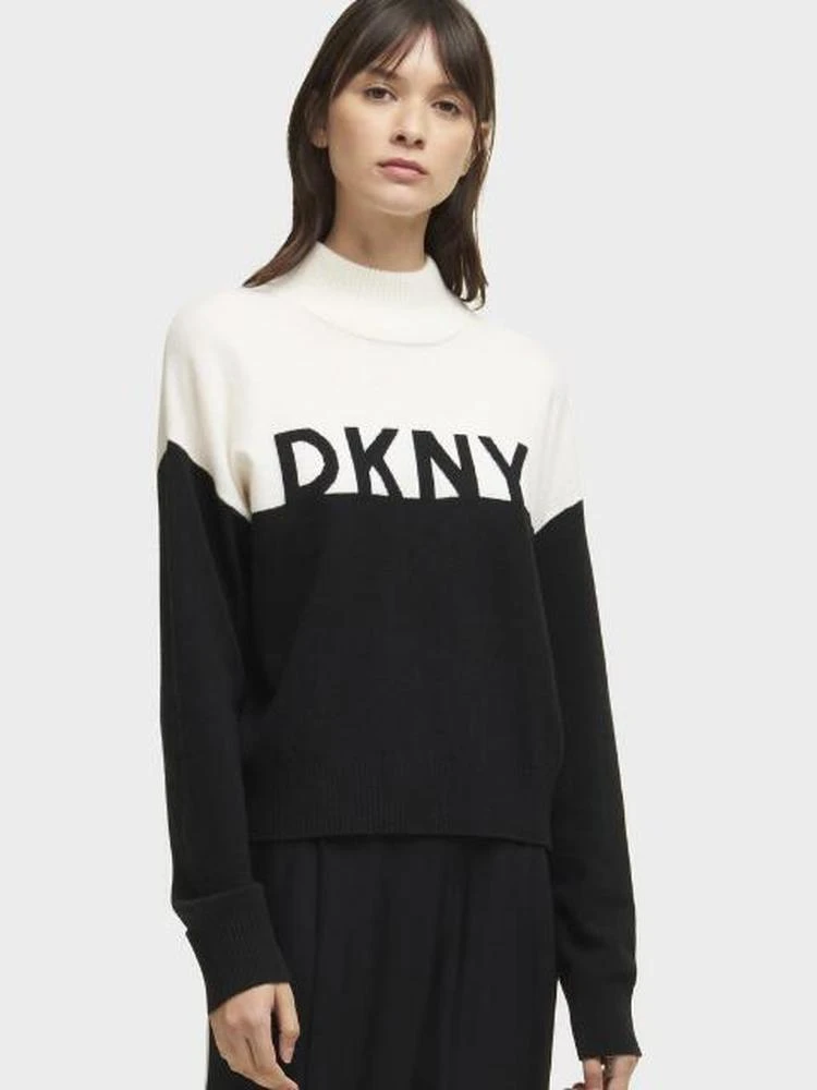商品DKNY|Colorblock Logo Turtleneck Sweater,价格¥226,第4张图片详细描述