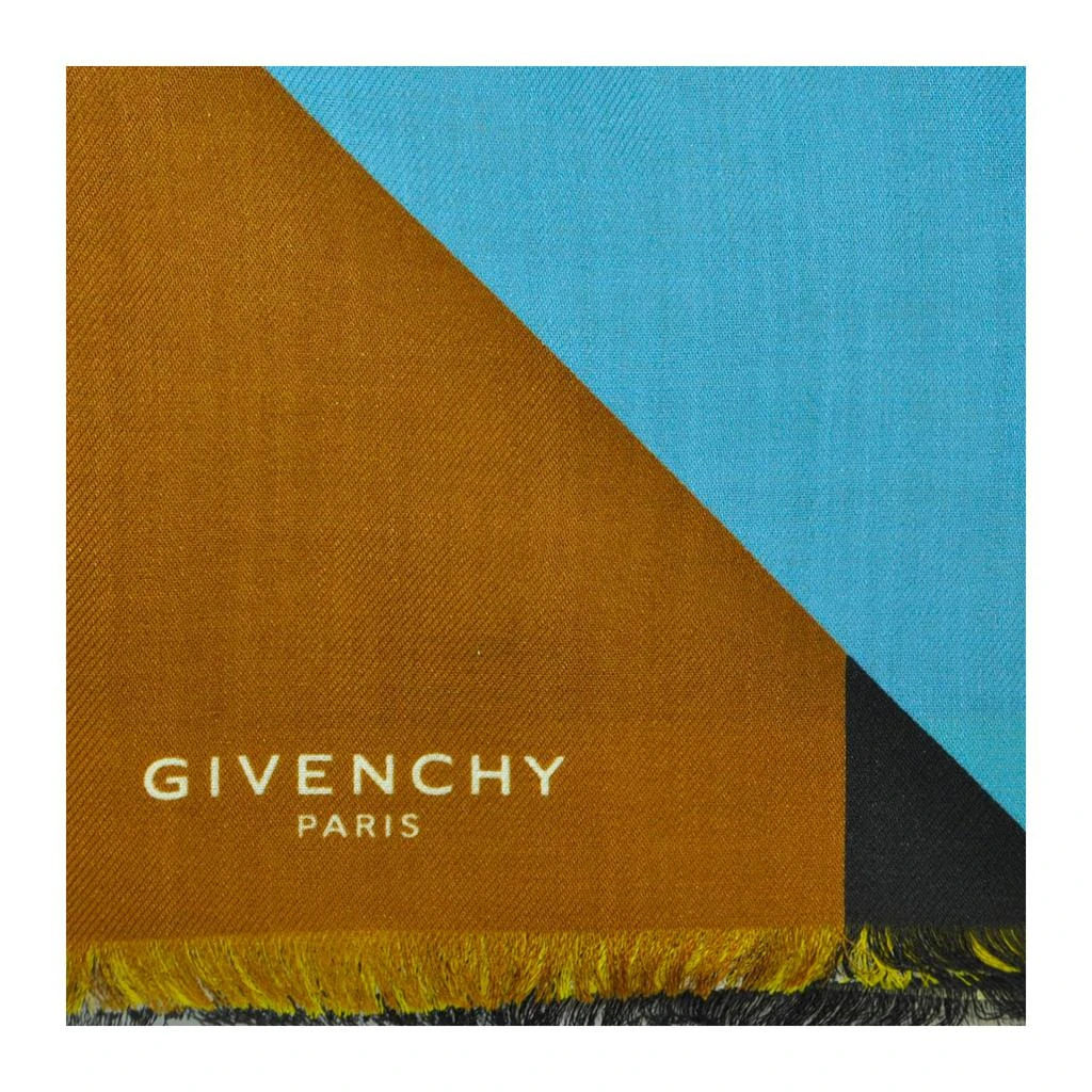 商品Givenchy|Givenchy Geometric Flag Design Scarf,价格¥3185,第3张图片详细描述