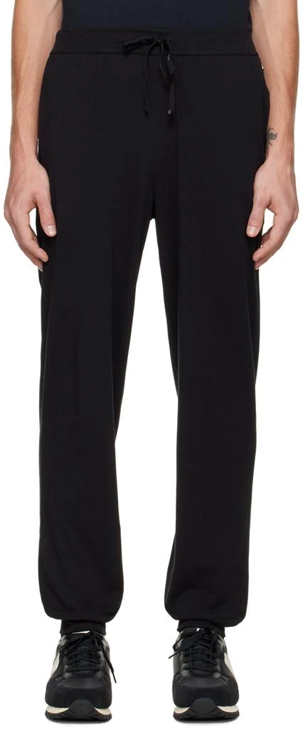 商品Hugo Boss|Black Embroidered Lounge Pants,价格¥342,第1张图片