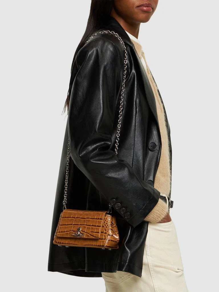 商品Vivienne Westwood|Small Hazel Embossed Leather Bag,价格¥4584,第1张图片