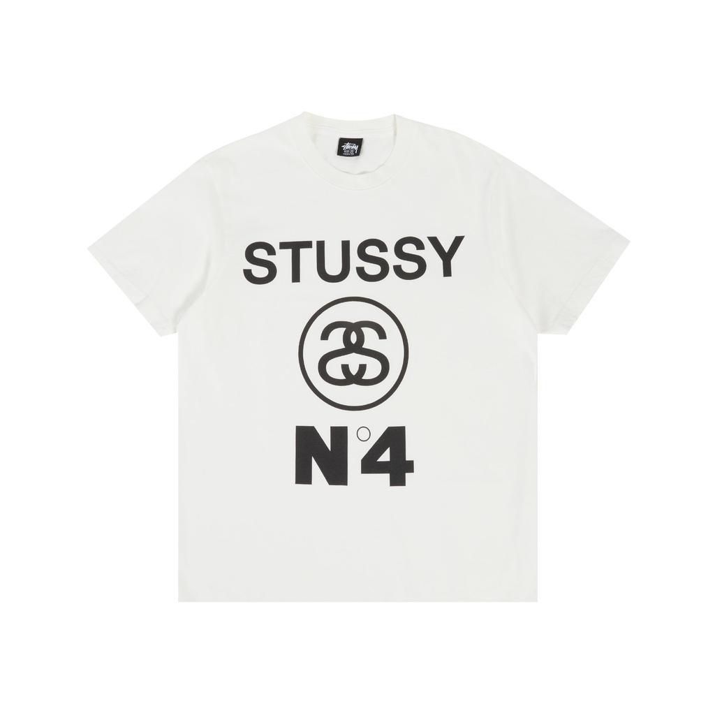商品STUSSY|Stussy No. 4 Pigment Dyed Short Sleeve T-Shirt - men's,价格¥293,第7张图片详细描述