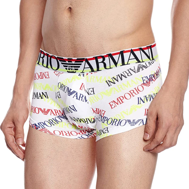 商品Emporio Armani|EMPORIO ARMANI 白色男士内裤 111290-6P508-37810,价格¥252,第1张图片